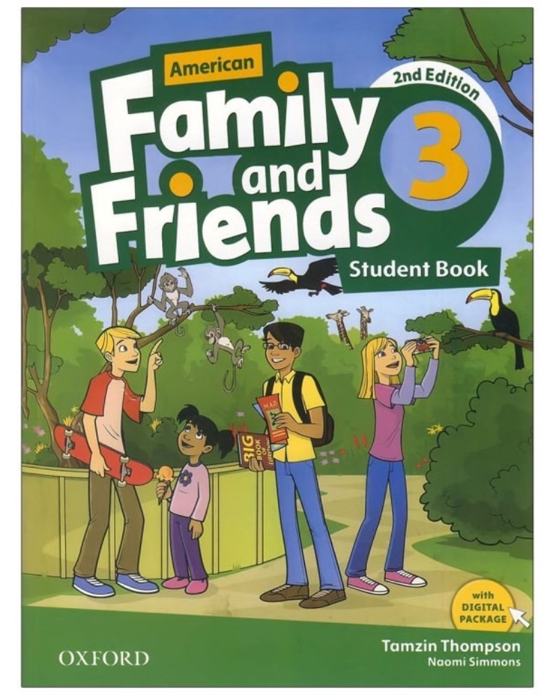 کتاب فمیلی اند فرندز Family and Friends 3 — جلد کتاب (استاندارد)