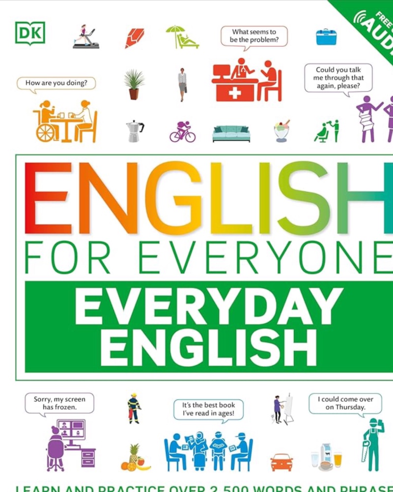 کتاب English for Everyone Everyday English چاپ رنگی — جلد کتاب (استاندارد)