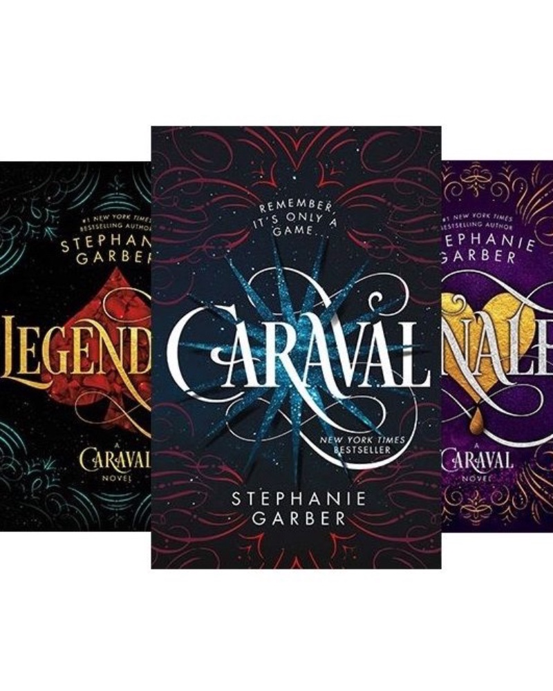 Caraval Book Series بدون سانسور و حذفیات — جلد کتاب (استاندارد)
