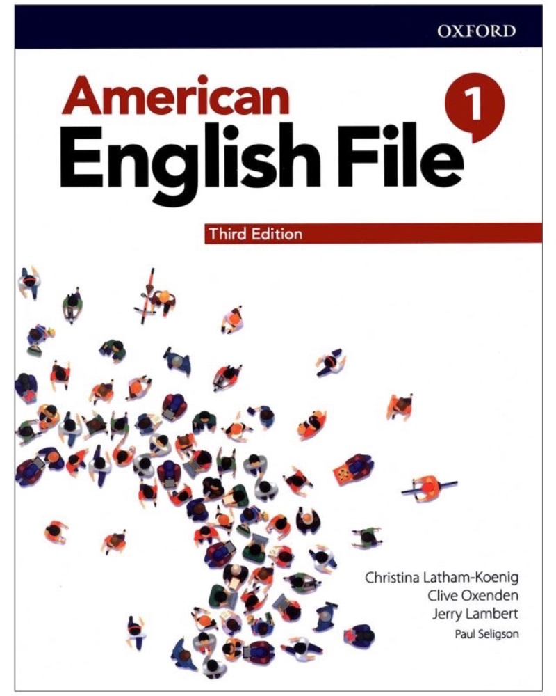 American English File 1 3rd Edition — جلد کتاب (استاندارد)