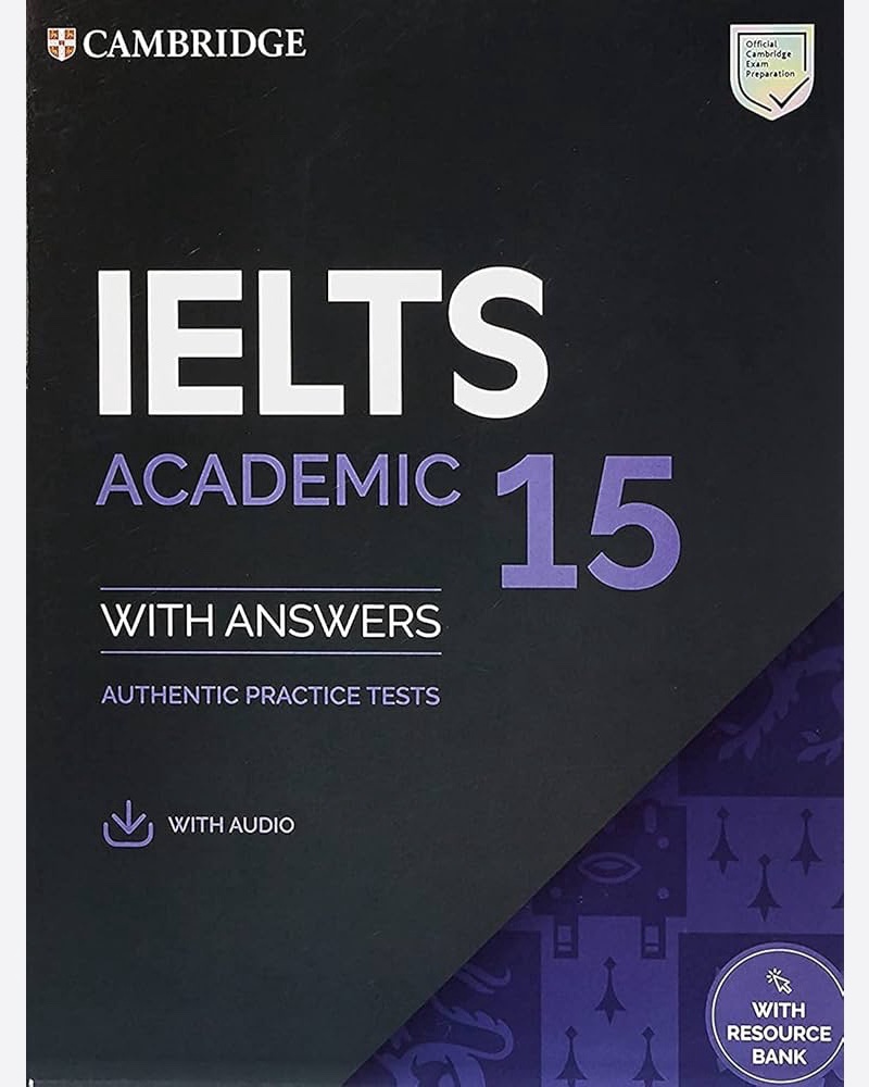 کتاب آیلتس کمبریج Cambridge IELTS 15 Academic — جلد کتاب (استاندارد)