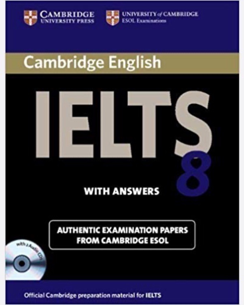 کتاب آیلتس کمبریج Cambridge IELTS 8 — جلد کتاب (استاندارد)