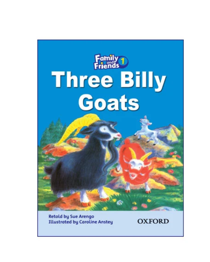 Three Billy Goat Story Book Family and Friends 1 داستان — جلد کتاب (استاندارد)