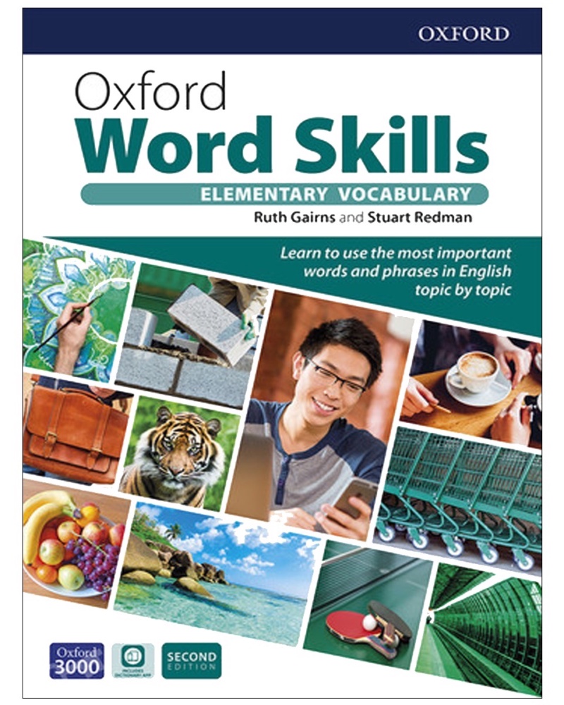 oxford word skills elementary 2nd — جلد کتاب (استاندارد)