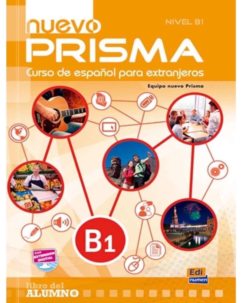 کتاب Nuevo Prisma B1 — جلد کتاب (استاندارد)