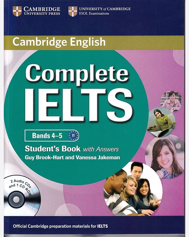 کتاب کامپلیت آیلس Complete Ielts Band 4-5 B1 — جلد کتاب (استاندارد)