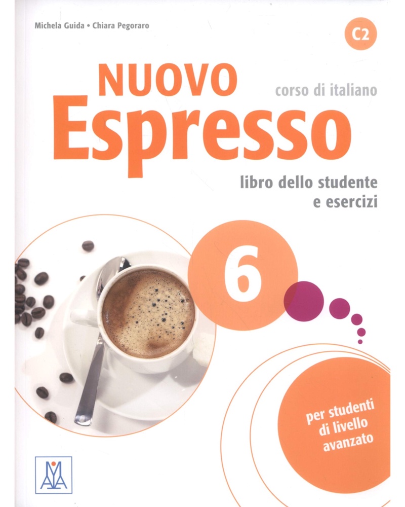 کتاب ایتالیایی اسپرسو Nuovo Espresso 6 C2 corso di italiano — جلد کتاب (استاندارد)