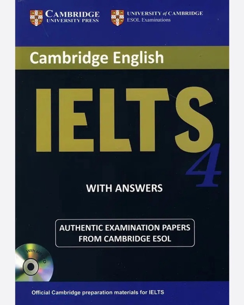 کتاب آیلتس کمبریج Cambridge IELTS 4 — جلد کتاب (استاندارد)