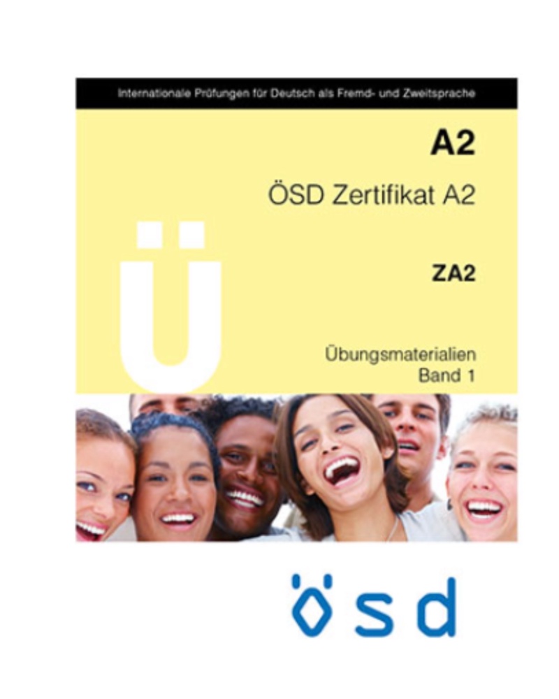 کتاب تمرین آزمون آلمانی او اس دی زرتیفیکات U OSD Zertifikat A2 Ubungsmaterialien Band 1 — جلد کتاب (استاندارد)