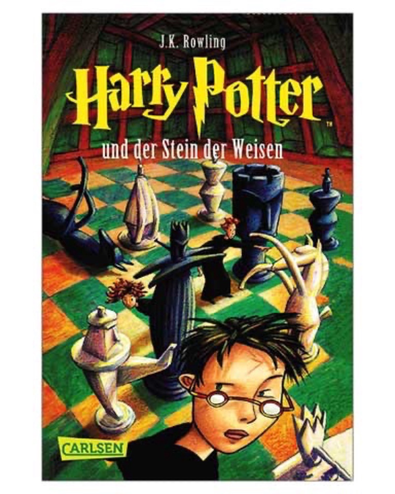 Harry Potter German رمان هری پاتر 1 آلمانی جلد سخت — جلد کتاب (استاندارد)