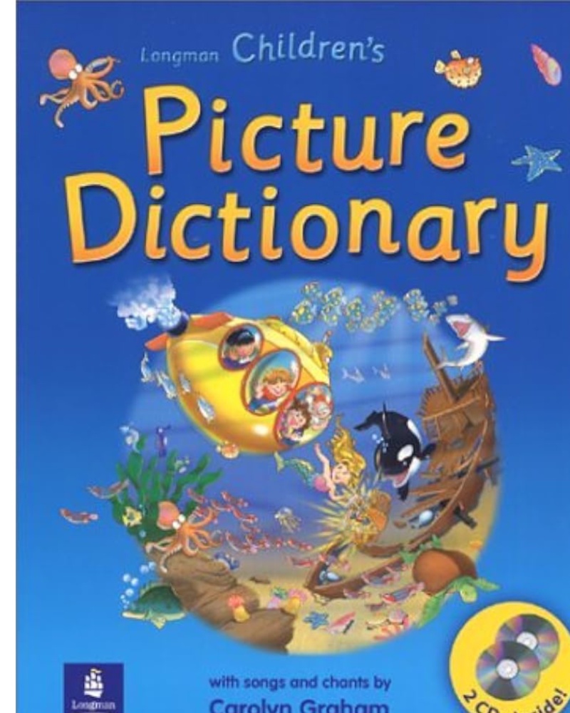 کتاب آبی Longman Childrens Picture Dictionary — جلد کتاب (استاندارد)
