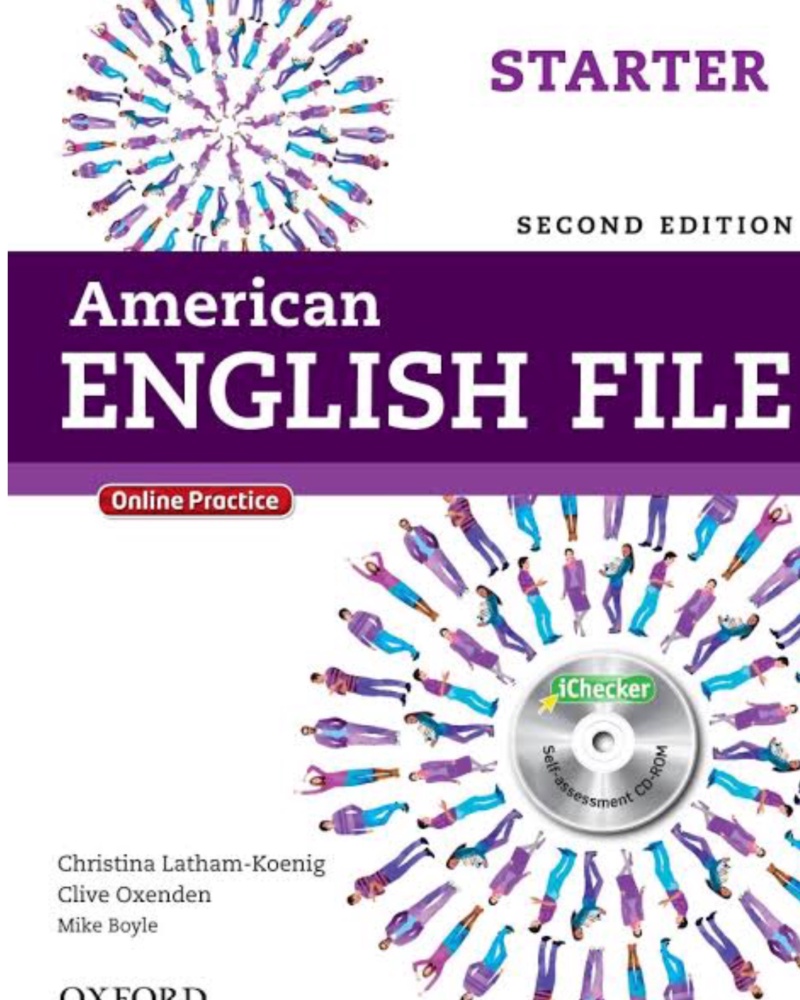 American English File Starter 2nd Edition — جلد کتاب (استاندارد)