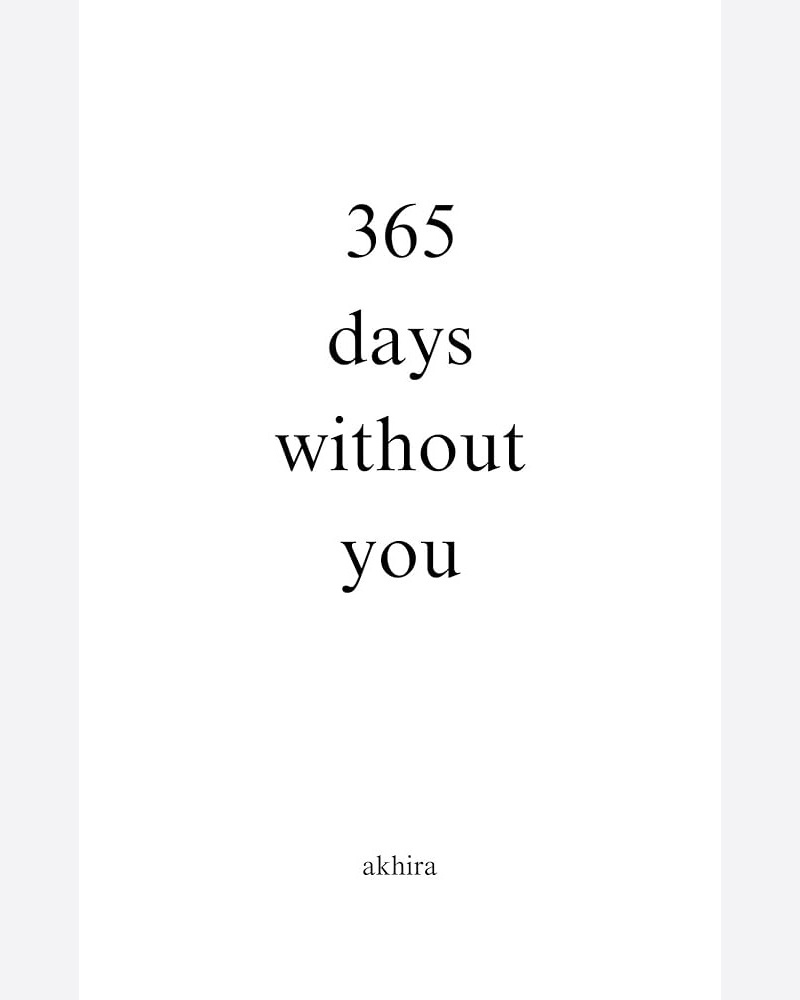 کتاب 365 روز بدون تو 365 days without you — جلد کتاب (استاندارد)