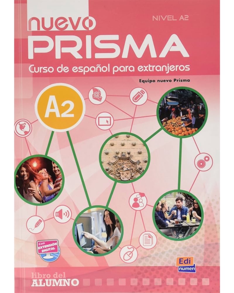 کتاب پریسما Nuevo Prisma Nivel A2 — جلد کتاب (استاندارد)