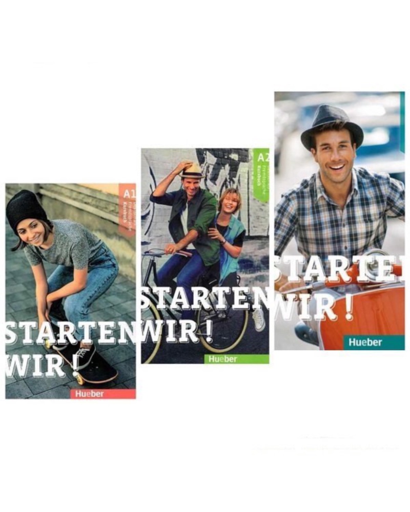 Starten Wir A1+A2+B1 ( پک کامل کتاب های اشتارتن ویا تحریر تمام رنگی — جلد کتاب (استاندارد)