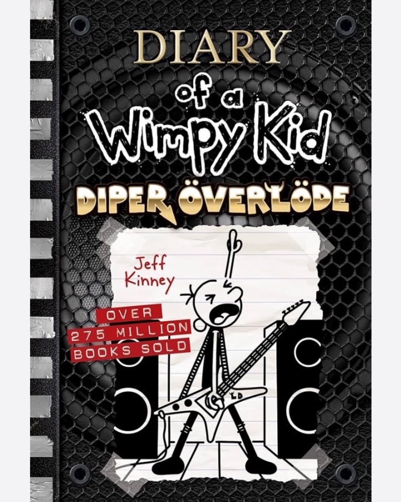 کتاب خاطرات یک بچه چلمن 17 Dairy of a Wimpy Kid Diper Overlode — جلد کتاب (استاندارد)
