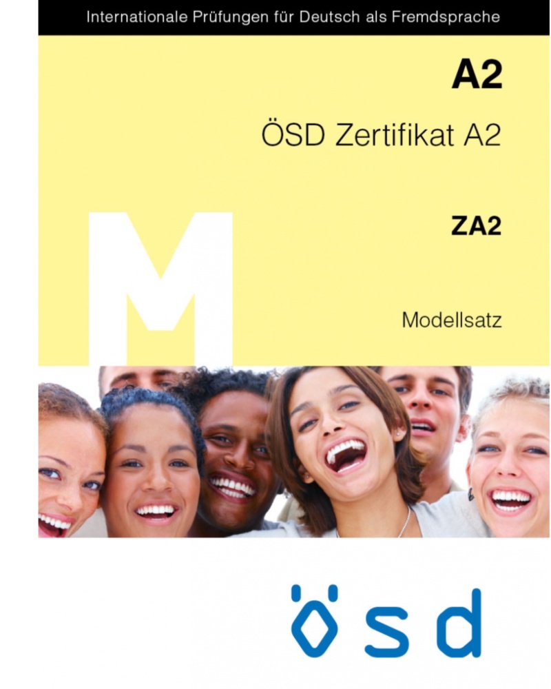 کتاب آزمون آلمانی او اس دی زرتیفیکات M OSD Zertifikat A2 Modellsatz — جلد کتاب (استاندارد)