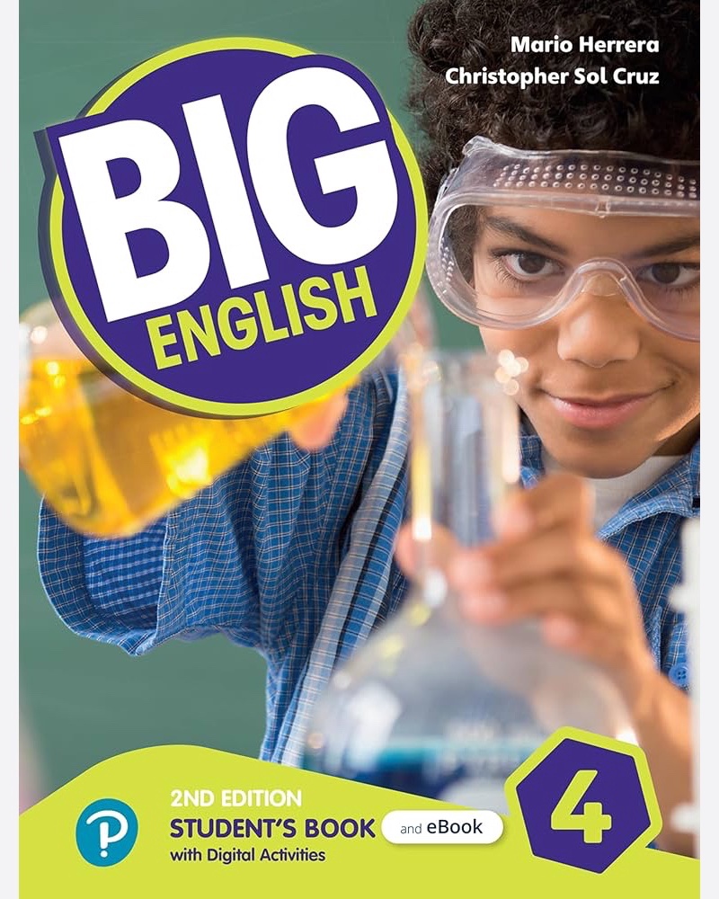 کتاب بیگ انگلیش Big English 4 2nd با کتاب کار — جلد کتاب (استاندارد)