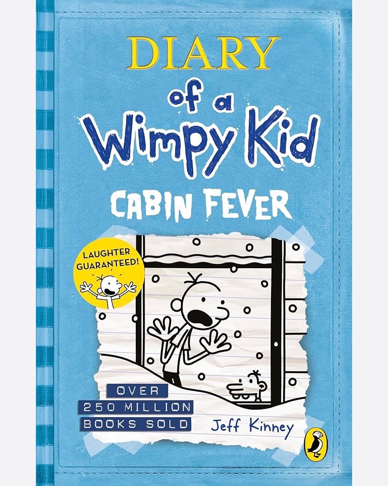 کتاب خاطرات یک بچه چلمن 6 Diary of a Wimpy Kid Cabin Fever — جلد کتاب (استاندارد)