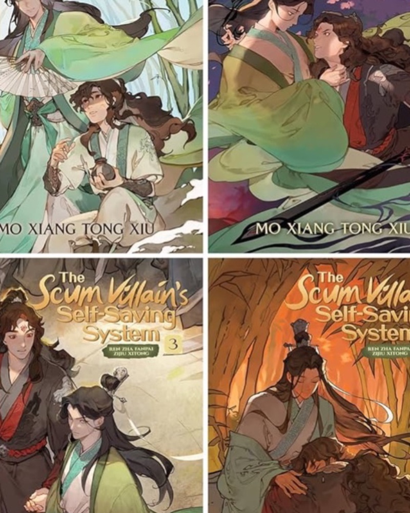 پک کامل کتاب رمان The Scum Villians Self Saving System — جلد کتاب (استاندارد)