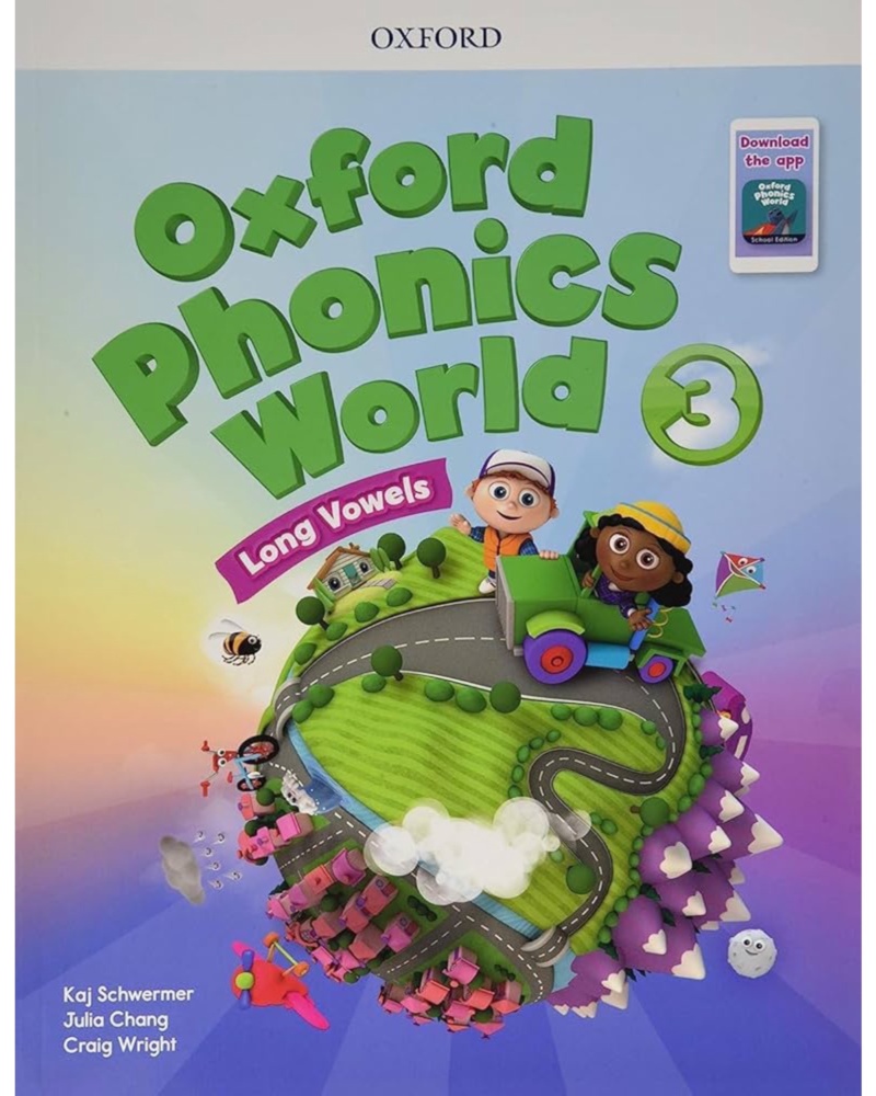 Oxford Phonics World 3 کتاب آکسفورد فونیکس ورد — جلد کتاب (استاندارد)